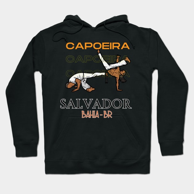 Salvador Bahia Hoodie by DW Arts Design